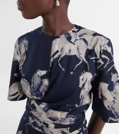 Altuzarra Kirsty printed cotton-blend wrap dress | Thumbnail 6
