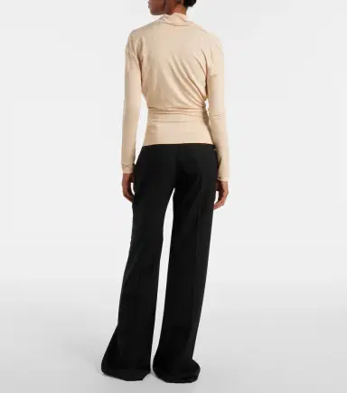 Tove Fina draped jersey top | Thumbnail 2 Tove Fina draped jersey top | Thumbnail 2