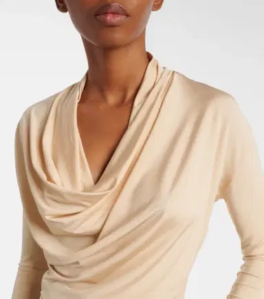Tove Fina draped jersey top | Thumbnail 5 Tove Fina draped jersey top | Thumbnail 5