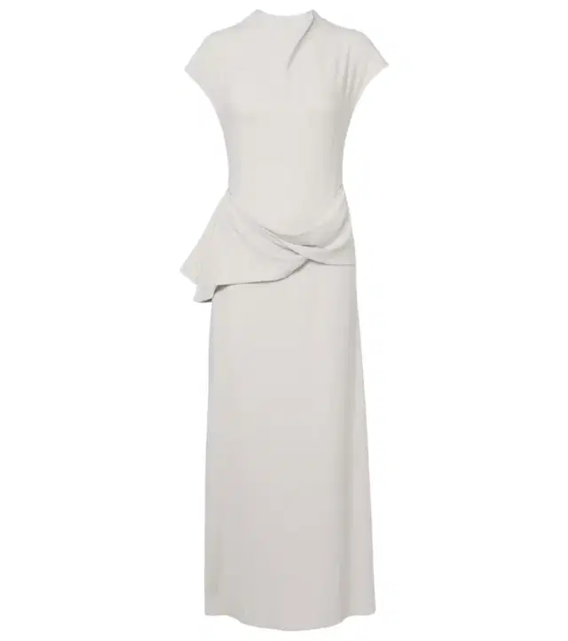 Tove Draped woven maxi dress