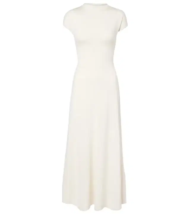 Tove Lenore knitted wool and silk midi dress