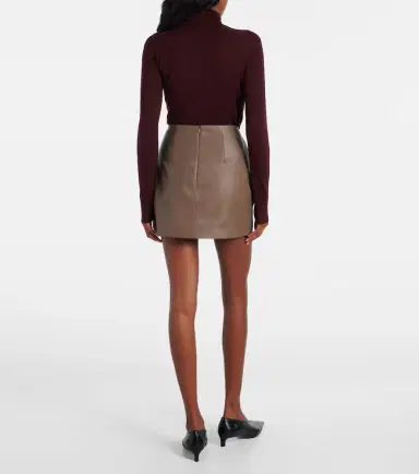 Tove Liss pleated leather miniskirt | Thumbnail 2