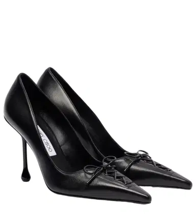 Jimmy Choo Scarlett 95 leather pumps | Thumbnail 1
