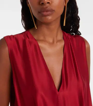 Khaite Empire 18kt gold-plated drop earrings | Thumbnail 6