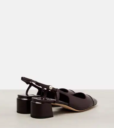 Jimmy Choo Elisa 45 leather slingback pumps | Thumbnail 3 Jimmy Choo Elisa 45 leather slingback pumps | Thumbnail 3