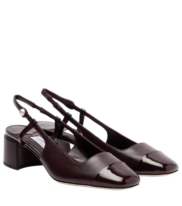 Elisa 45 leather slingback pumps