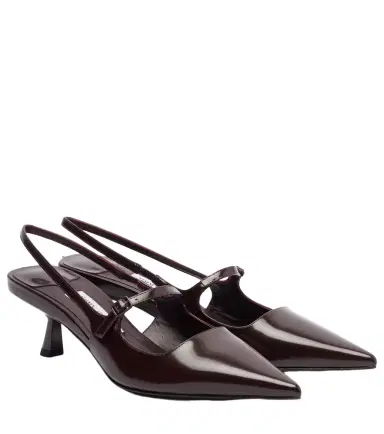 Jimmy Choo Didi 45 leather slingback pumps | Thumbnail 1 Jimmy Choo Didi 45 leather slingback pumps | Thumbnail 1