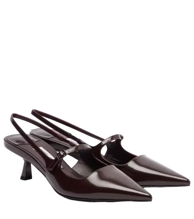 Didi 45 leather slingback pumps