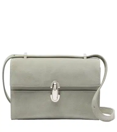 Savette Symmetry 19 Mini suede shoulder bag | Thumbnail 1 Savette Symmetry 19 Mini suede shoulder bag | Thumbnail 1