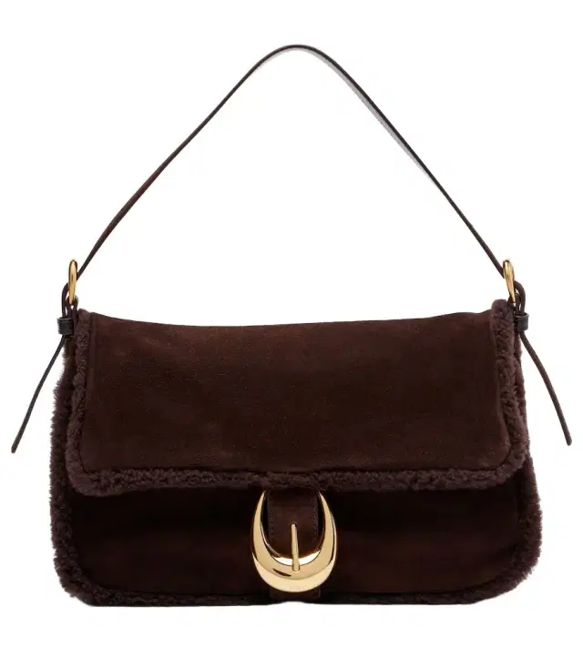 Staud Harlow Medium suede shoulder bag