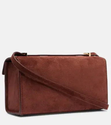 Savette Symmetry 26 suede crossbody bag | Thumbnail 2
