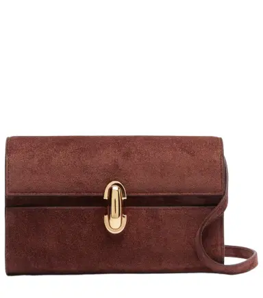 Savette Symmetry Mini suede shoulder bag | Thumbnail 1 Savette Symmetry Mini suede shoulder bag | Thumbnail 1