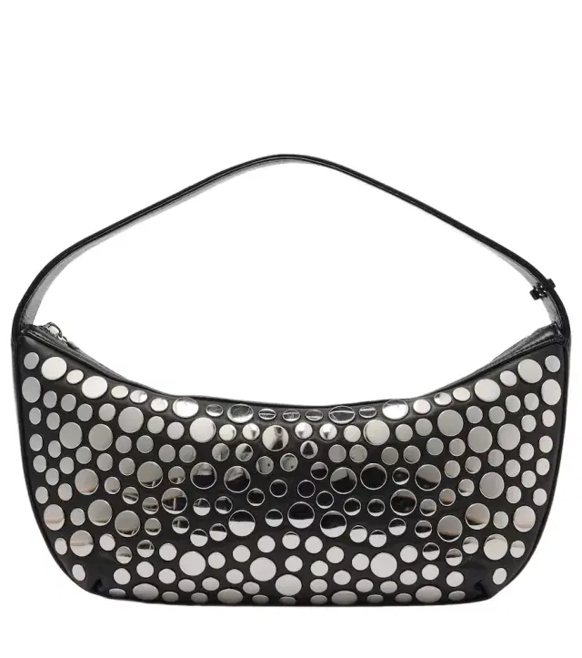 Staud Demy Small studded leather shoulder bag