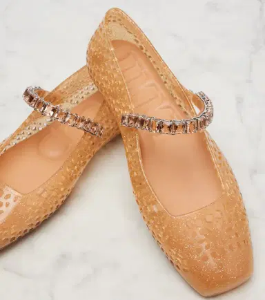 Jimmy Choo Jelly crystal-embellished ballet flats | Thumbnail 3 Jimmy Choo Jelly crystal-embellished ballet flats | Thumbnail 3