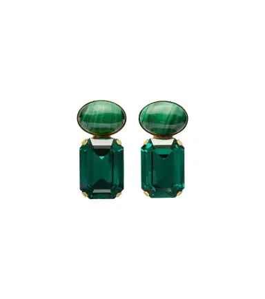 Jennifer Behr Elin crystal-embellished gold-plated earrings | Thumbnail 1 Jennifer Behr Elin crystal-embellished gold-plated earrings | Thumbnail 1