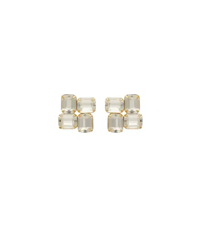 Jennifer Behr Piccolo embellished gold-plated earrings