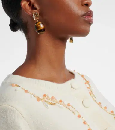 Jennifer Behr Xiomara embellished gold-plated earrings | Thumbnail 5 Jennifer Behr Xiomara embellished gold-plated earrings | Thumbnail 5