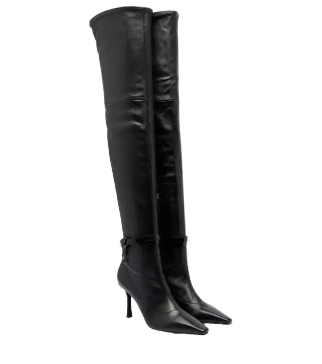 Jimmy Choo Camie 85 leather over-the-knee boots
