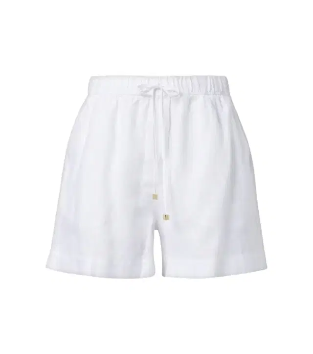White Bay linen shorts