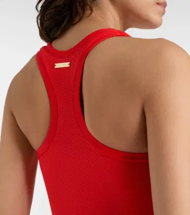 Heidi Klein Zip-up racerback swimsuit | Thumbnail 4