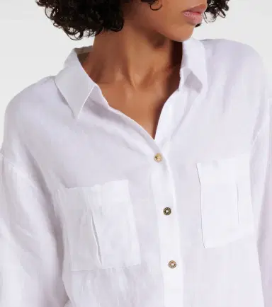 Heidi Klein White Bay linen shirt | Thumbnail 5