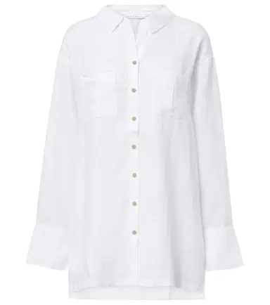 Heidi Klein White Bay linen shirt | Thumbnail 1