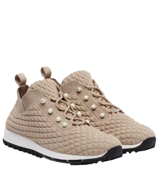 Veles faux pearls embellished sneakers