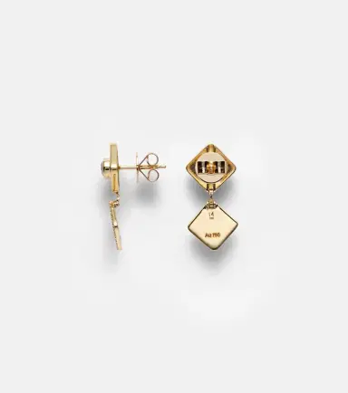 Ileana Makri 18kt gold earrings with diamonds | Thumbnail 2