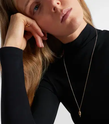 Persée Persée 9kt gold locket necklace with diamonds | Thumbnail 5 Persée Persée 9kt gold locket necklace with diamonds | Thumbnail 5
