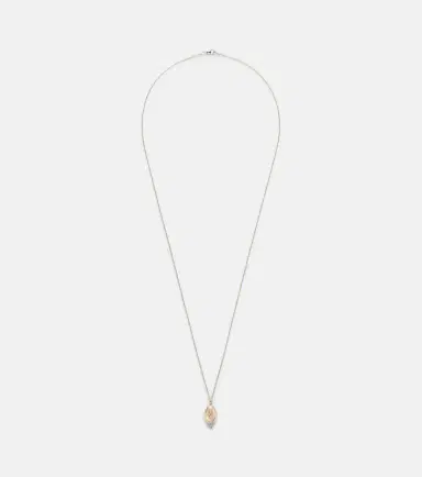 Persée Persée 9kt gold locket necklace with diamonds | Thumbnail 1 Persée Persée 9kt gold locket necklace with diamonds | Thumbnail 1