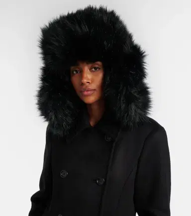 Ruslan Baginskiy Cotton-trimmed aviator hat | Thumbnail 4
