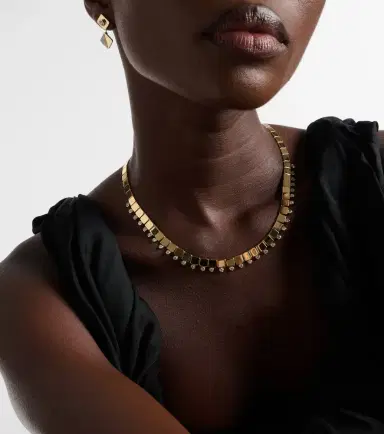 Ileana Makri Floating Diamond Medium 18kt gold necklace with diamonds | Thumbnail 4 Ileana Makri Floating Diamond Medium 18kt gold necklace with diamonds | Thumbnail 4