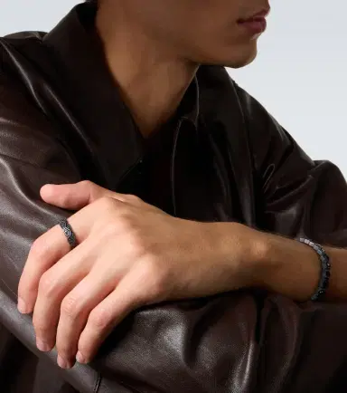 David Yurman Hex titanium ring with diamonds | Thumbnail 2