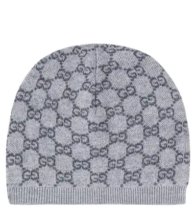 Gucci Kids Baby GG ribbed-knit wool beanie | Thumbnail 1