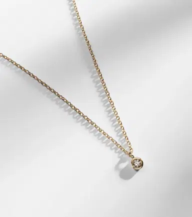 STONE AND STRAND Essential 14kt gold choker with diamonds | Thumbnail 6
