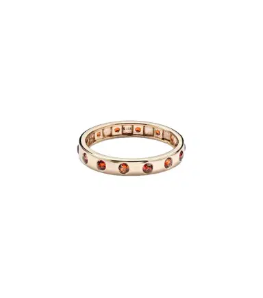 STONE AND STRAND 10kt gold ring with garnet | Thumbnail 1