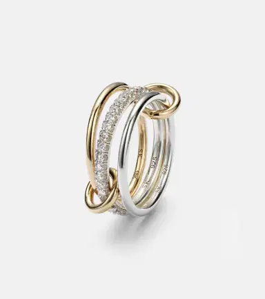 Spinelli Kilcollin Tigris SG 18kt gold and sterling silver ring with diamonds | Thumbnail 5 Spinelli Kilcollin Tigris SG 18kt gold and sterling silver ring with diamonds | Thumbnail 5