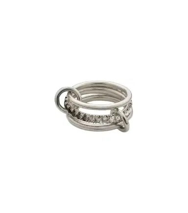 Spinelli Kilcollin Petunia sterling silver ring with diamonds | Thumbnail 1