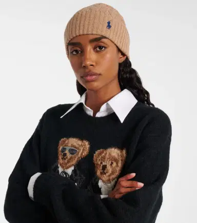 Polo Ralph Lauren Cable-knit wool and cashmere beanie | Thumbnail 4