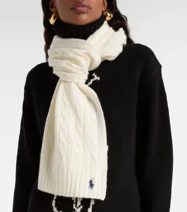 Polo Ralph Lauren Wool and cashmere scarf | Thumbnail 4