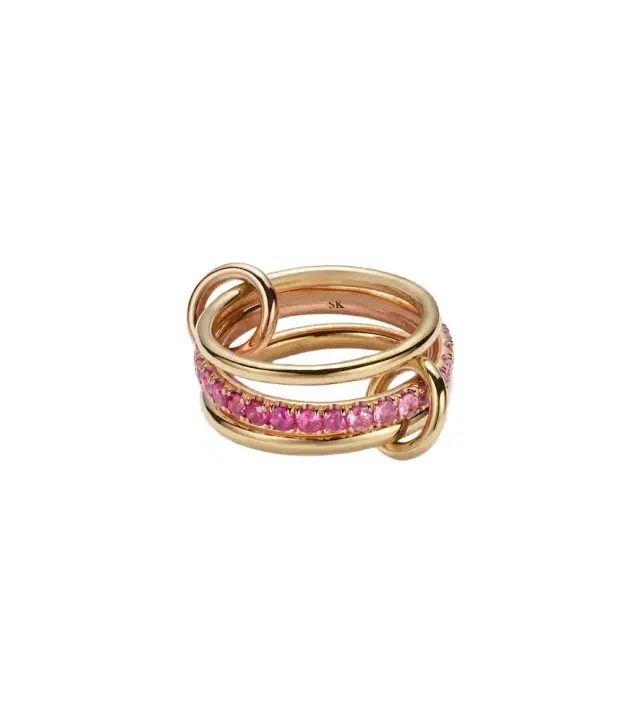 Spinelli Kilcollin Petunia 18kt gold ring with sapphires