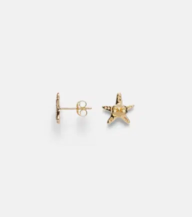 Sydney Evan Starfish 14kt gold earrings with diamonds | Thumbnail 2 Sydney Evan Starfish 14kt gold earrings with diamonds | Thumbnail 2