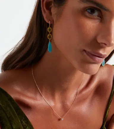 STONE AND STRAND Essential 14kt gold necklace with diamonds | Thumbnail 2