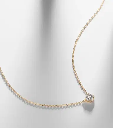STONE AND STRAND Essential 14kt gold necklace with diamonds | Thumbnail 6