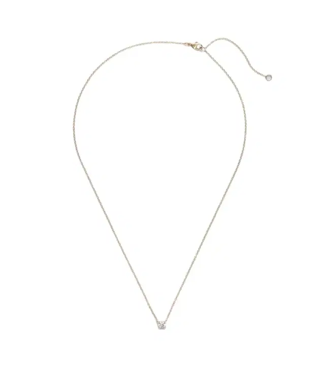 Stone and Strand Essential 14kt gold necklace with diamonds