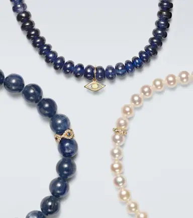Sydney Evan 14kt gold bracelet bundle with pearl, kyanite, diamonds and sapphires | Thumbnail 2 Sydney Evan 14kt gold bracelet bundle with pearl, kyanite, diamonds and sapphires | Thumbnail 2