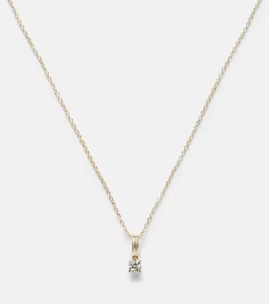 STONE AND STRAND 14kt gold charm necklace with diamonds | Thumbnail 2