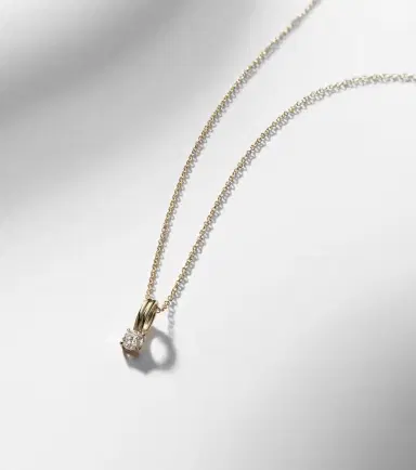 STONE AND STRAND 14kt gold charm necklace with diamonds | Thumbnail 6