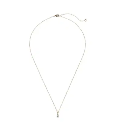 STONE AND STRAND 14kt gold charm necklace with diamonds | Thumbnail 1