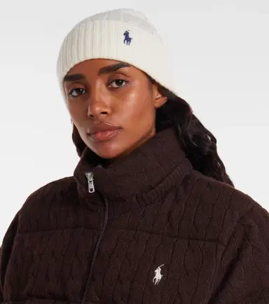 Polo Ralph Lauren Embroidered wool and cashmere beanie | Thumbnail 4